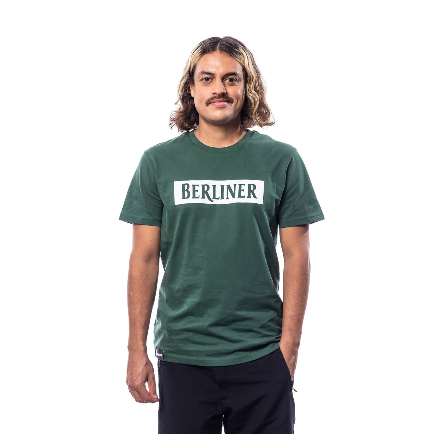 Berliner Pilsner T-Shirt, Motiv BERLINER, grün, Gr. S