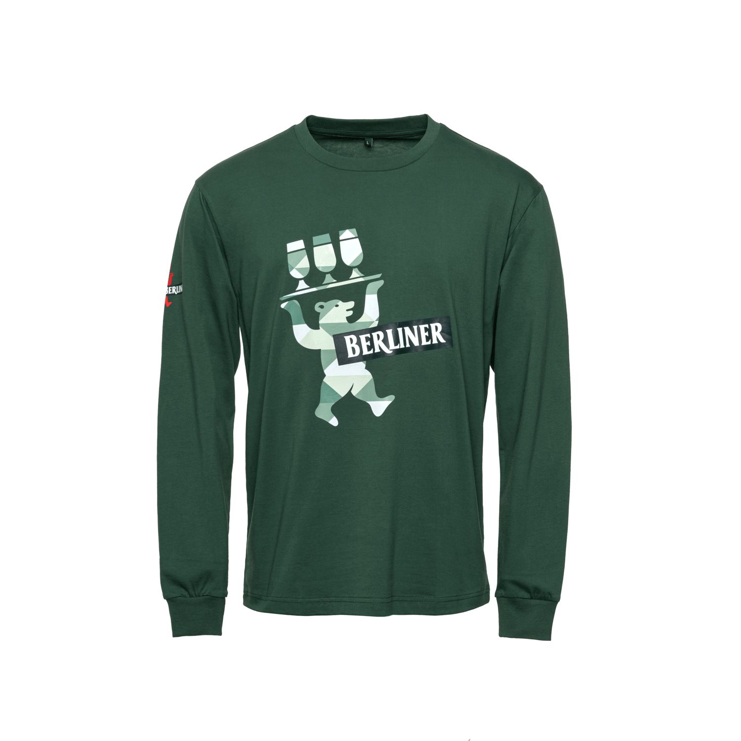 Berliner Pilsner Langarmshirt, grün