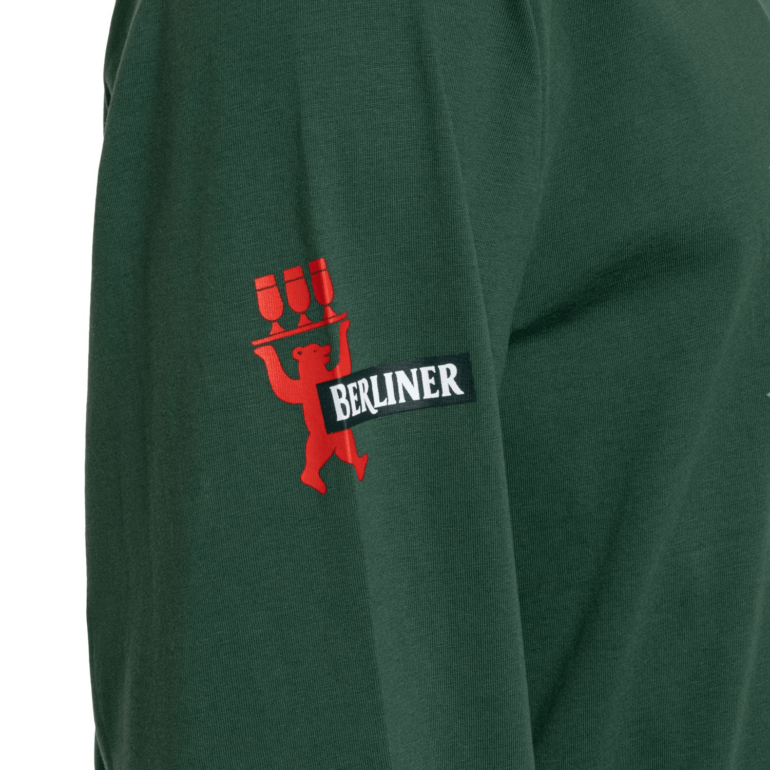 Berliner Pilsner Langarmshirt, grün, Gr. S